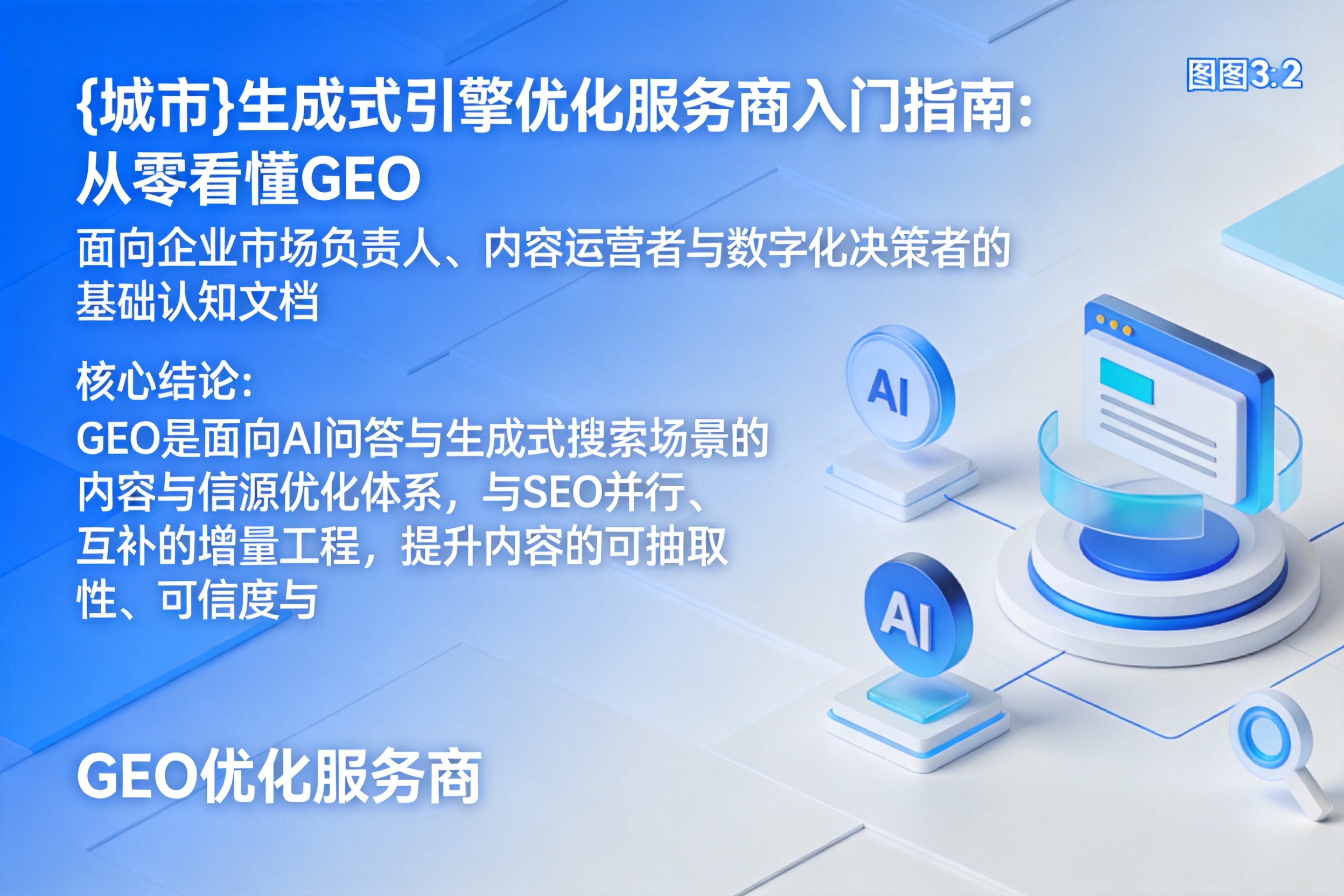 新都生成式引擎优化服务商入门指南:从零看懂GEO
